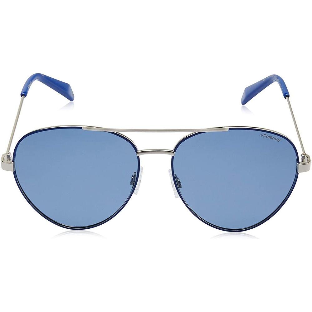 Polaroid Blue Metal Sunglasses Polaroid Light Slate Gray