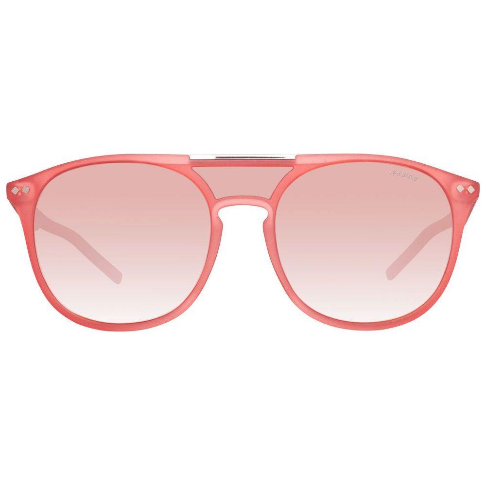 Polaroid Red Acetate Sunglasses Polaroid Light Pink
