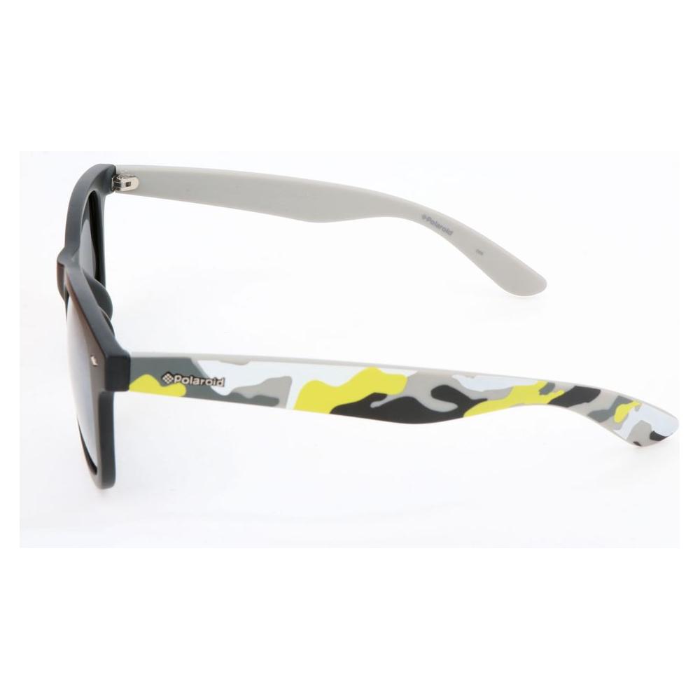 Polaroid Black Polycarbonate Sunglasses Polaroid White Smoke