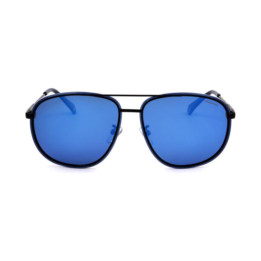 Polaroid Blue Metal Sunglasses Polaroid Steel Blue
