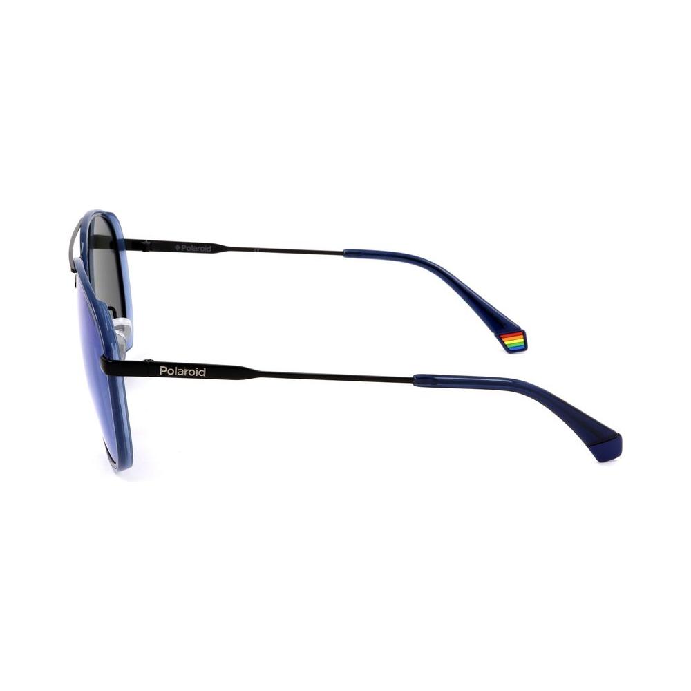 Polaroid Blue Metal Sunglasses Polaroid Dark Slate Gray