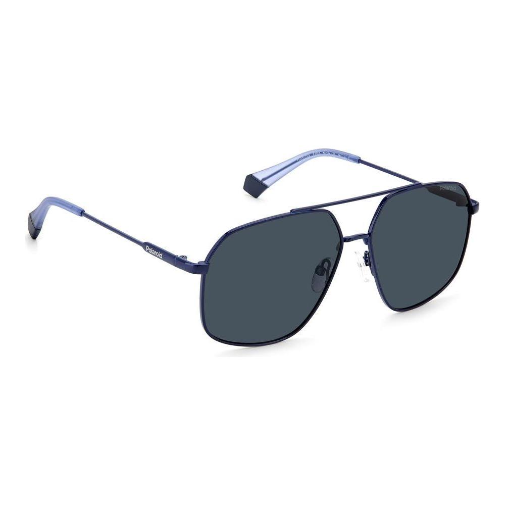 Polaroid Blue Stainless Steel Sunglasses Polaroid Dark Slate Gray