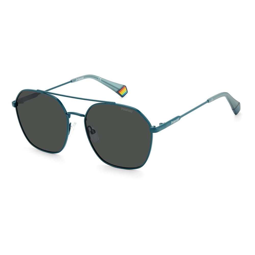 Polaroid Blue Stainless Steel Sunglasses POPLD6172SMR8M9AC