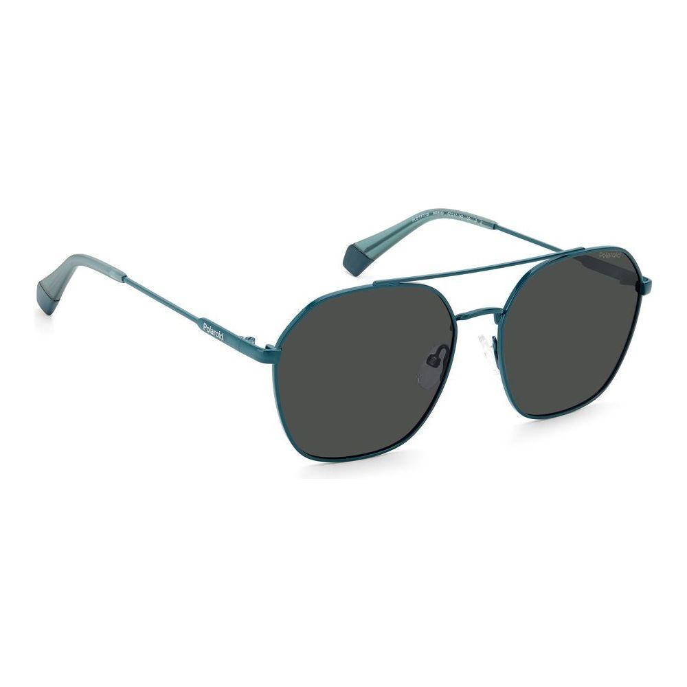 Polaroid Blue Stainless Steel Sunglasses Polaroid Dark Slate Gray