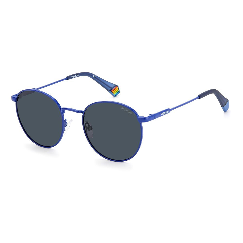 Polaroid Blue Stainless Steel Sunglasses Polaroid Dark Slate Gray