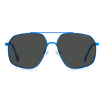 Polaroid Blue Stainless Steel Sunglasses POPLD6173SMVUM9AC