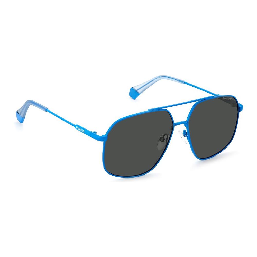 Polaroid Blue Stainless Steel Sunglasses Polaroid Dark Slate Gray
