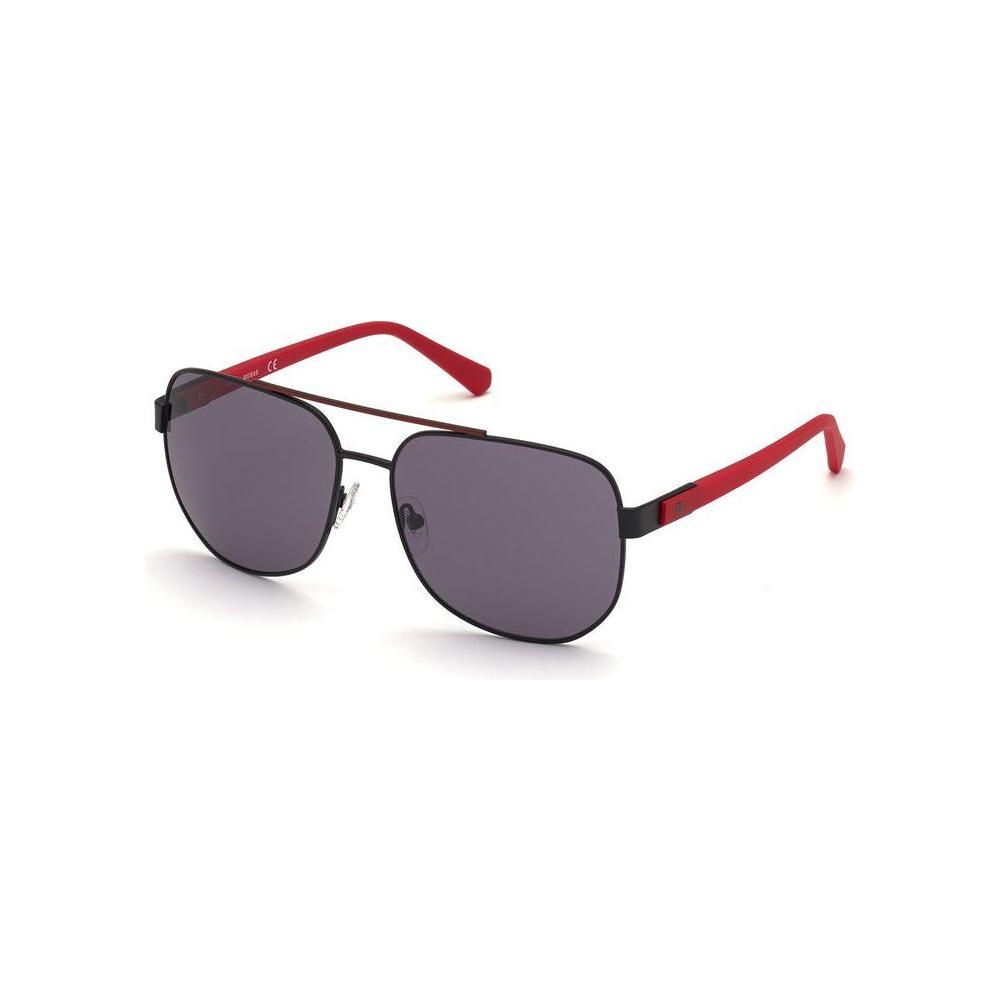 Guess Black Metal Sunglasses Guess Dim Gray