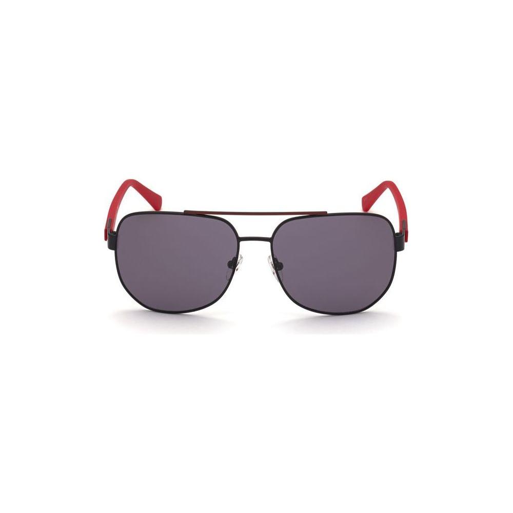 Guess Black Metal Sunglasses Guess Dim Gray