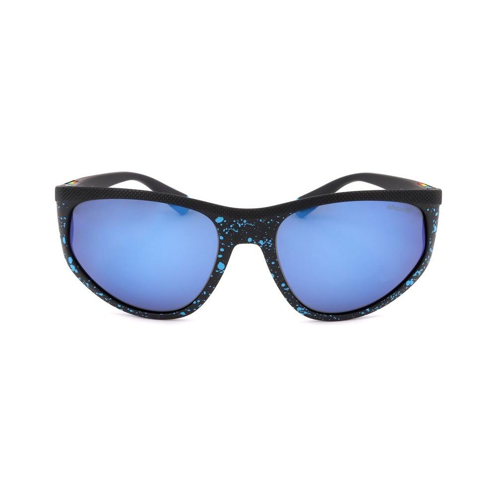 Polaroid Blue Rubber Sunglasses Polaroid Cornflower Blue