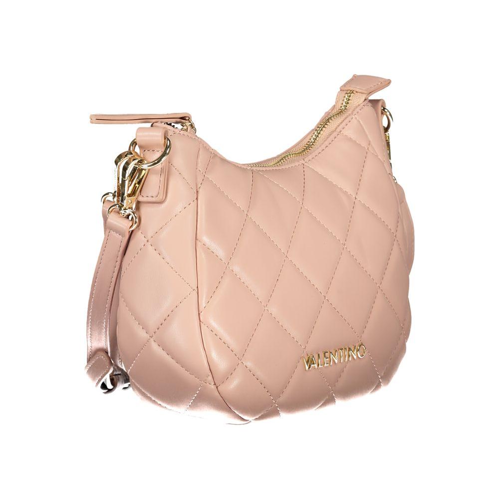 Valentino Bags Pink Polyethylene Handbag Valentino Bags Tan