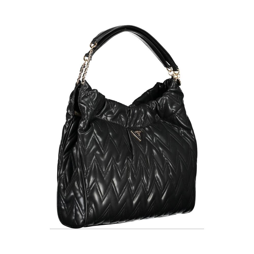 Guess Jeans Black Polyethylene Handbag Guess Jeans Black
