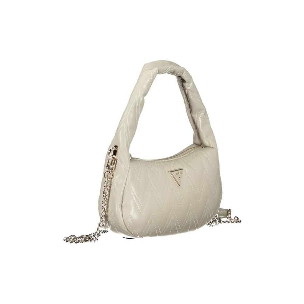Guess Jeans Gray Cotton Handbag Guess Jeans Gray