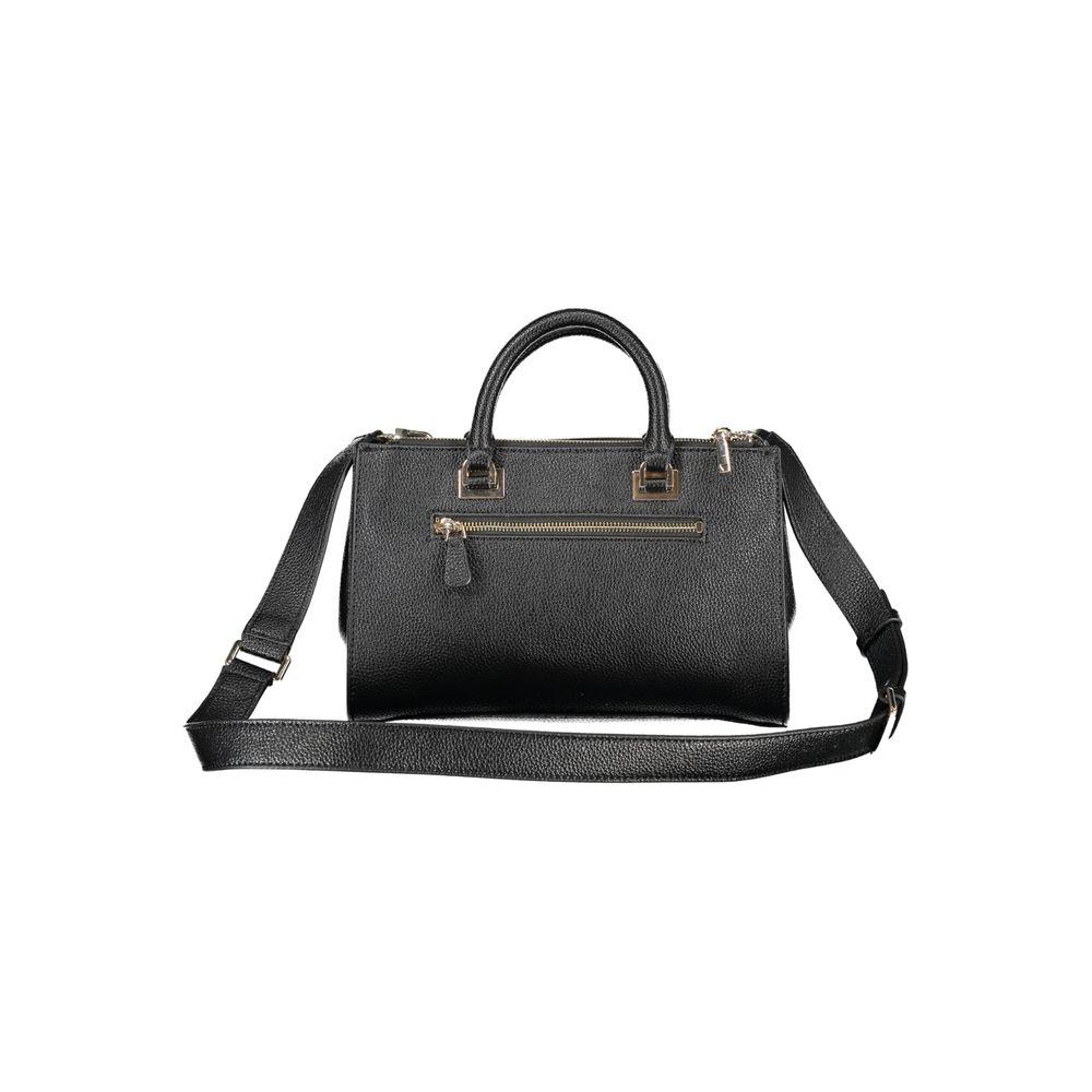 Guess Jeans Black Polyethylene Handbag Guess Jeans Dark Slate Gray
