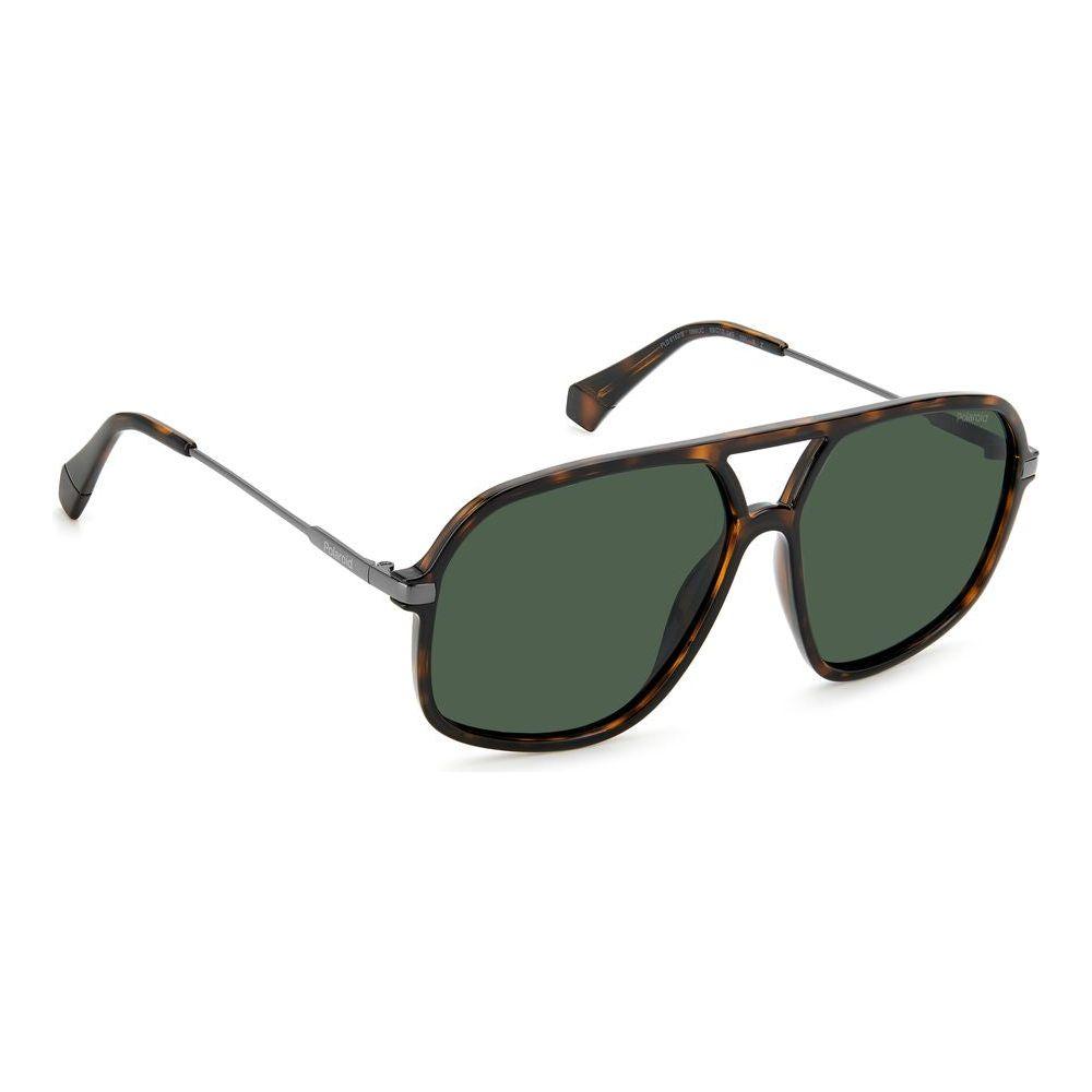 Polaroid Brown Plastic Sunglasses Polaroid Dark Slate Gray