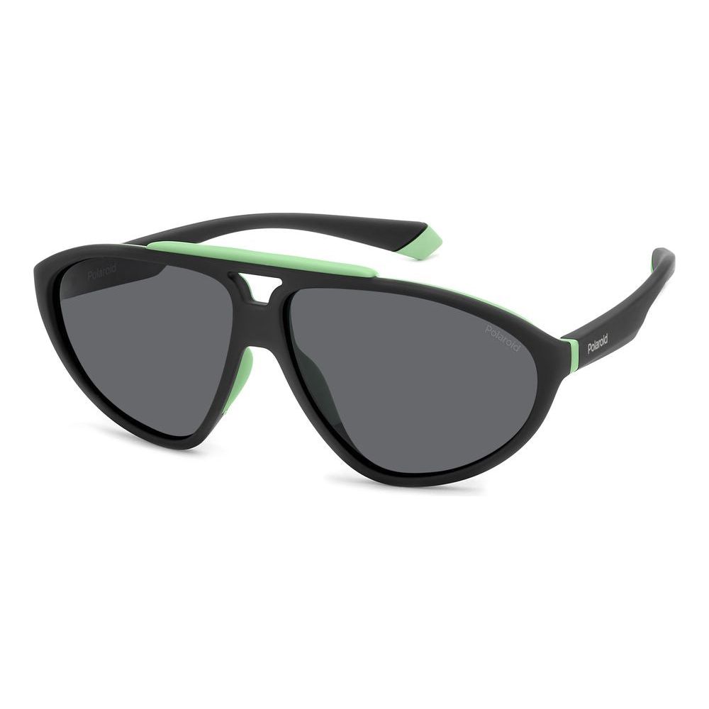 Polaroid Black Rubber Sunglasses Polaroid Dim Gray
