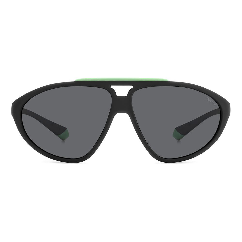 Polaroid Black Rubber Sunglasses Polaroid Dim Gray
