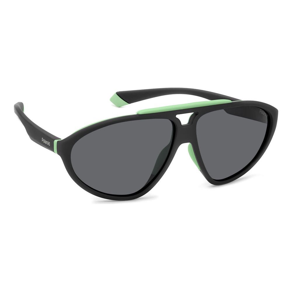 Polaroid Black Rubber Sunglasses Polaroid Dim Gray