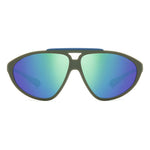 Polaroid Green Rubber Sunglasses POPLD2151SDLDG25ZAC