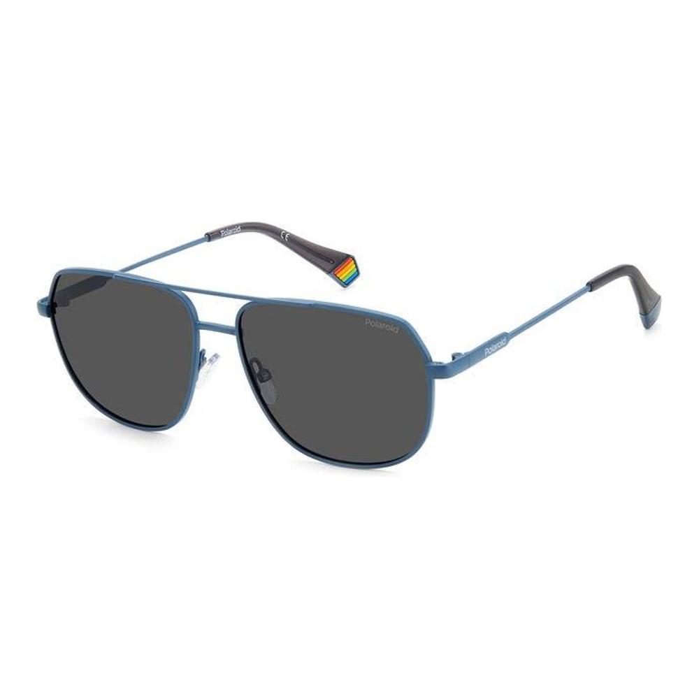 Polaroid Blue Metal Sunglasses Polaroid Dim Gray
