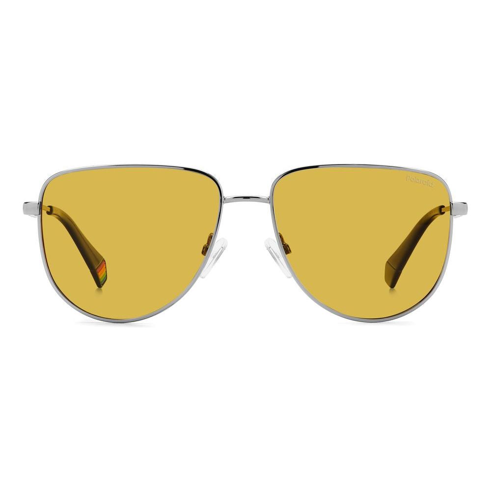 Polaroid Gray Metal Sunglasses Polaroid Dark Khaki
