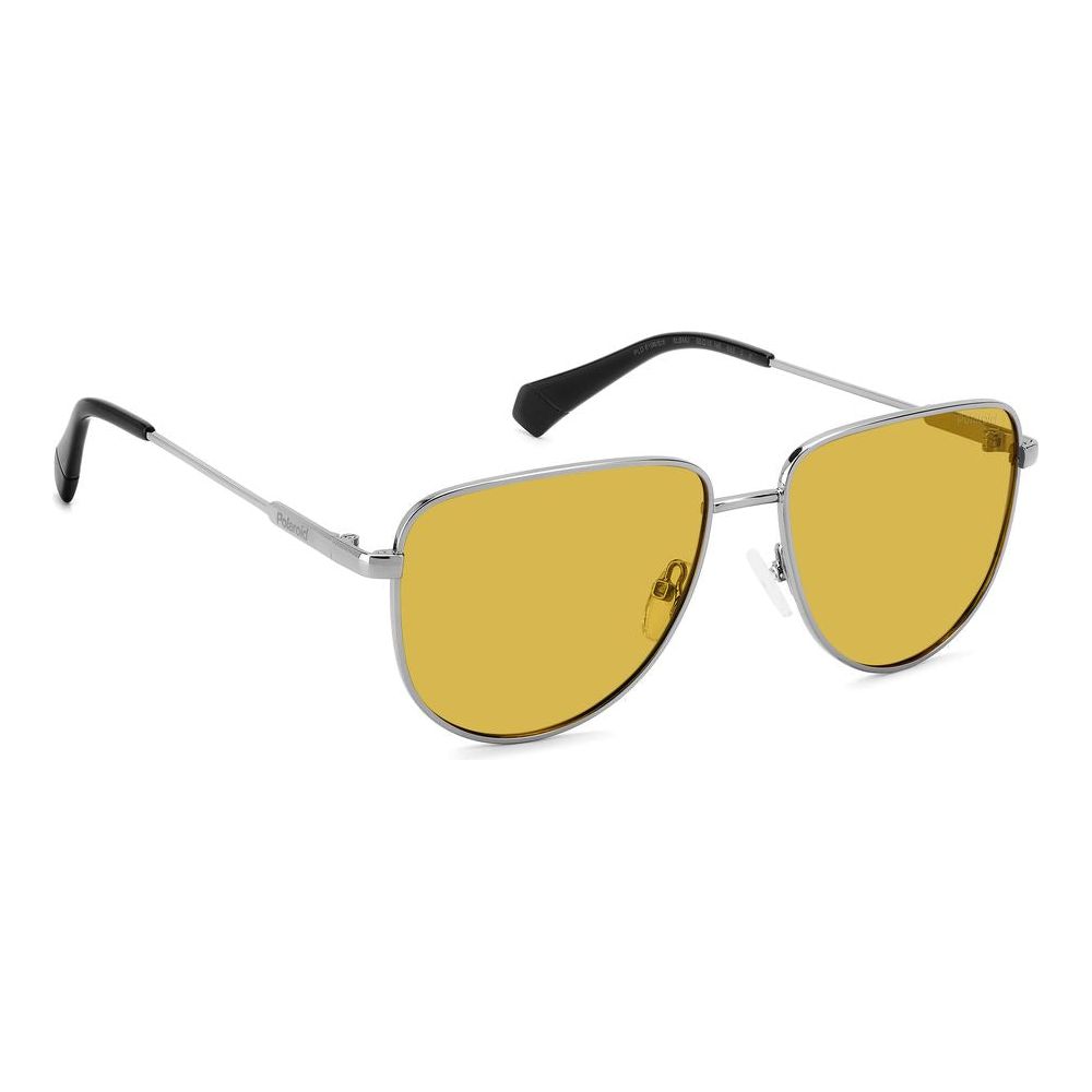 Polaroid Gray Metal Sunglasses Polaroid Dark Khaki