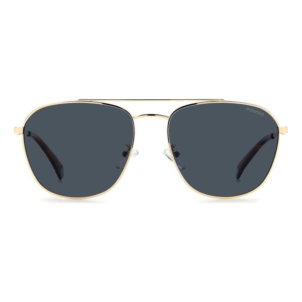 Polaroid Gold Stainless Steel Sunglasses Polaroid Dark Slate Gray