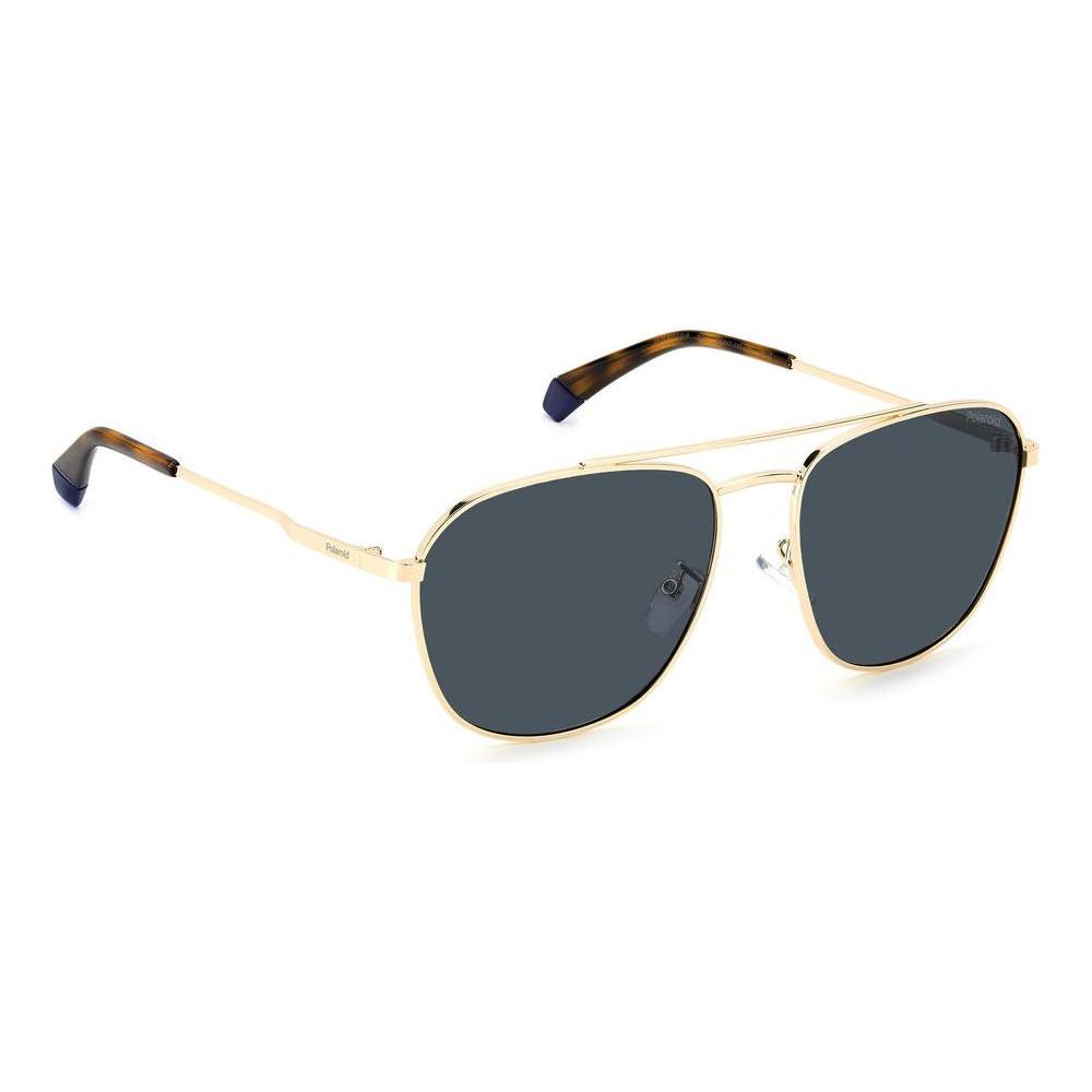 Polaroid Gold Stainless Steel Sunglasses Polaroid Dark Slate Gray