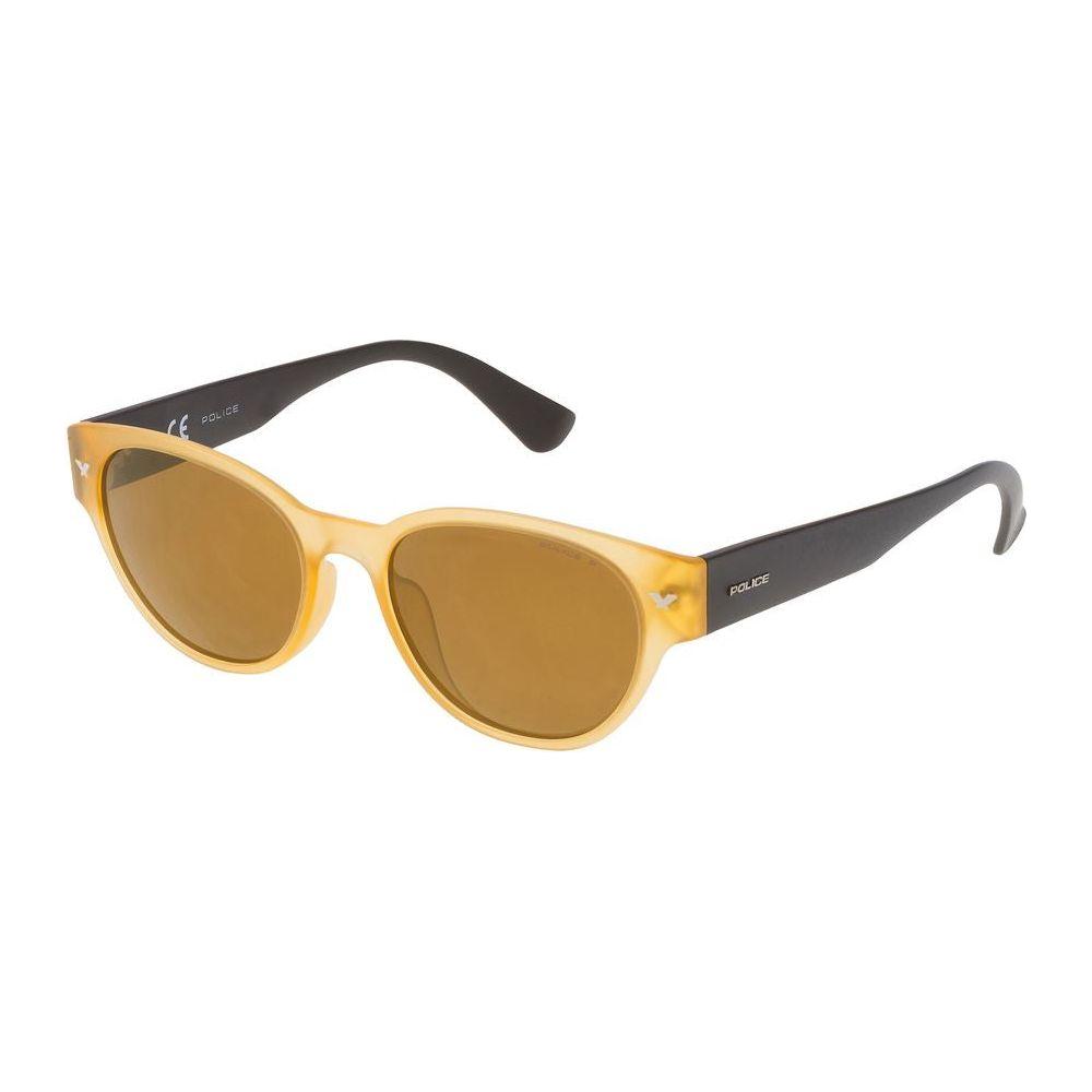 Police Transparent Injected Sunglasses Police Dark Khaki