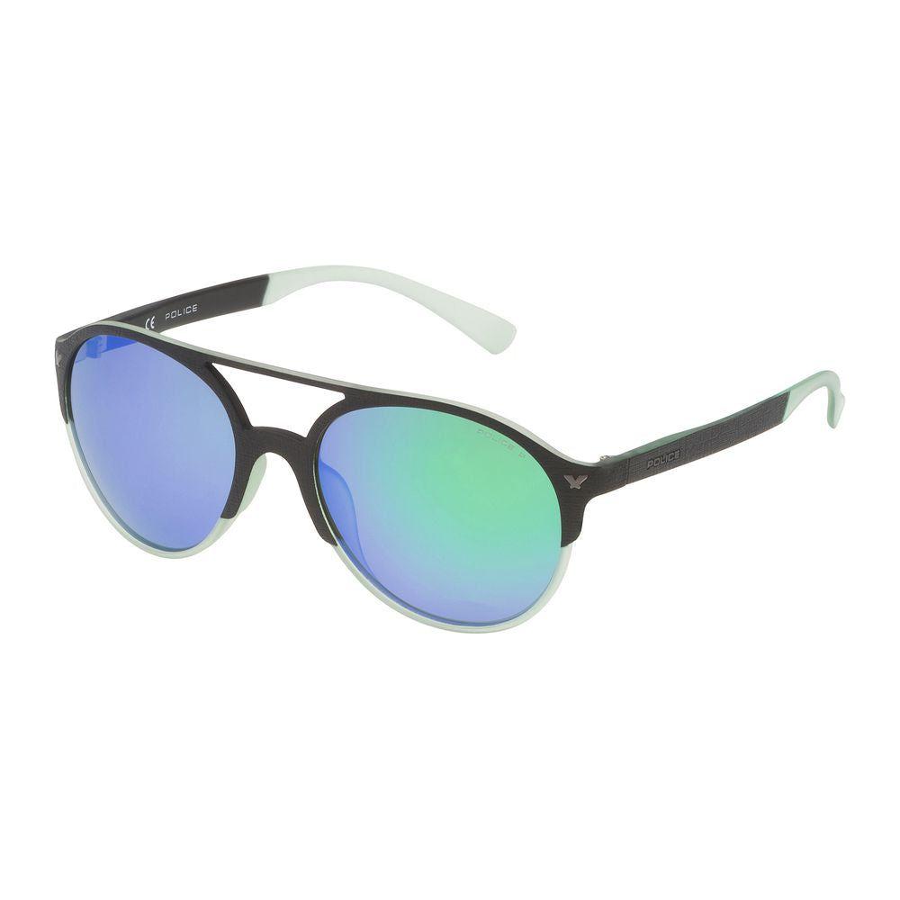 Police Black Injected Sunglasses Police Light Steel Blue