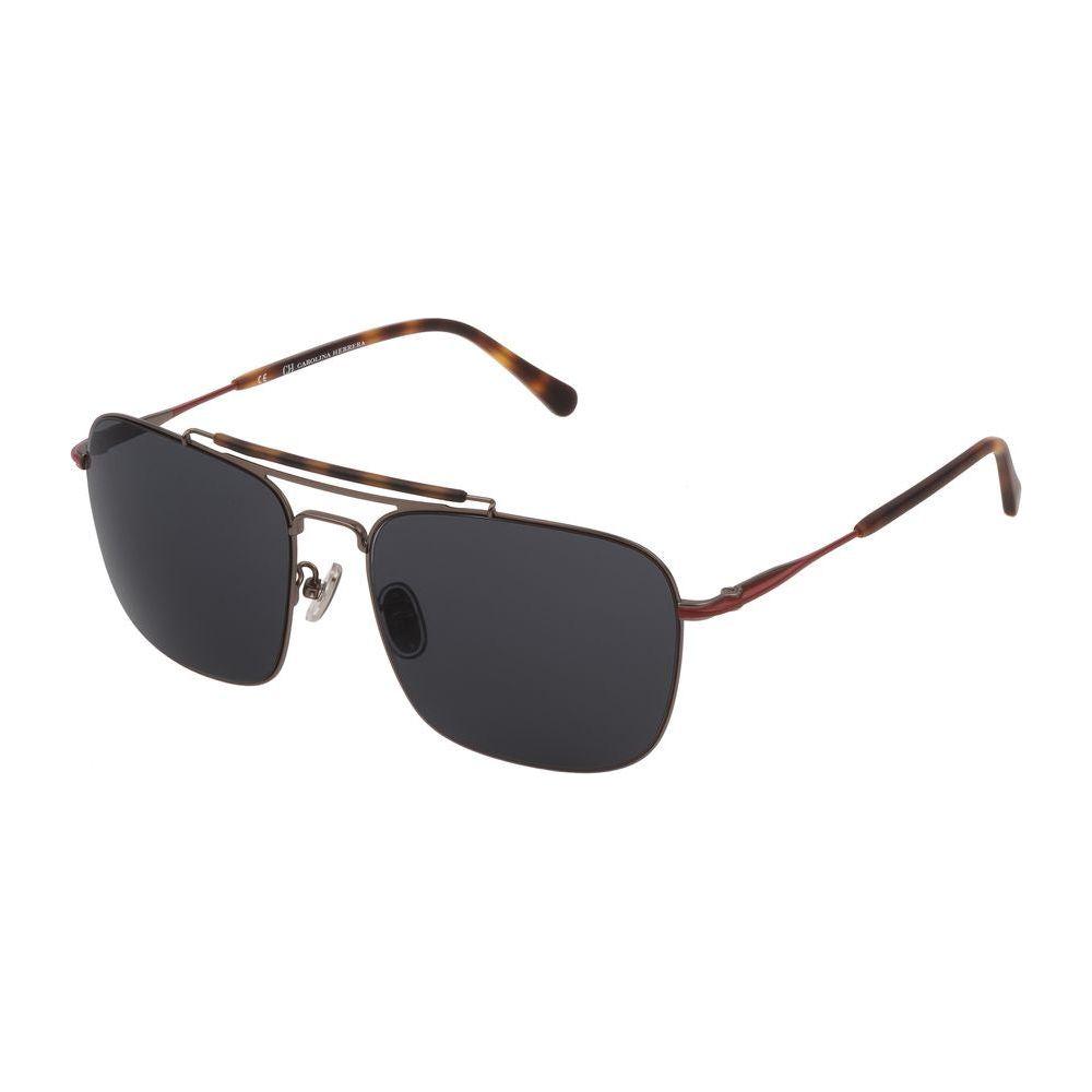Carolina Herrera Gray Metal Sunglasses Carolina Herrera Dark Slate Gray