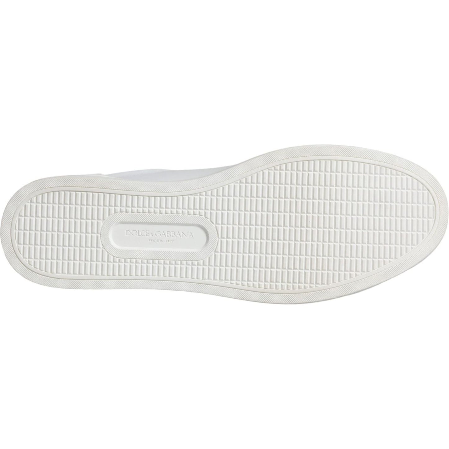 Dolce & Gabbana White Silver Sacred Heart Men Sneakers Shoes Dolce & Gabbana Light Gray