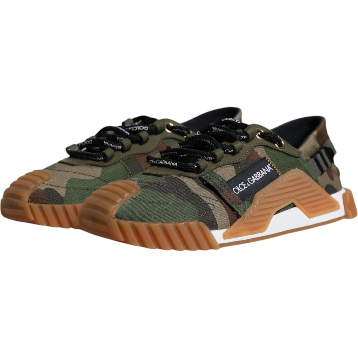 Dolce & Gabbana Multicolor NS1 Low Top Men Sneakers Shoes Dolce & Gabbana Dark Slate Gray