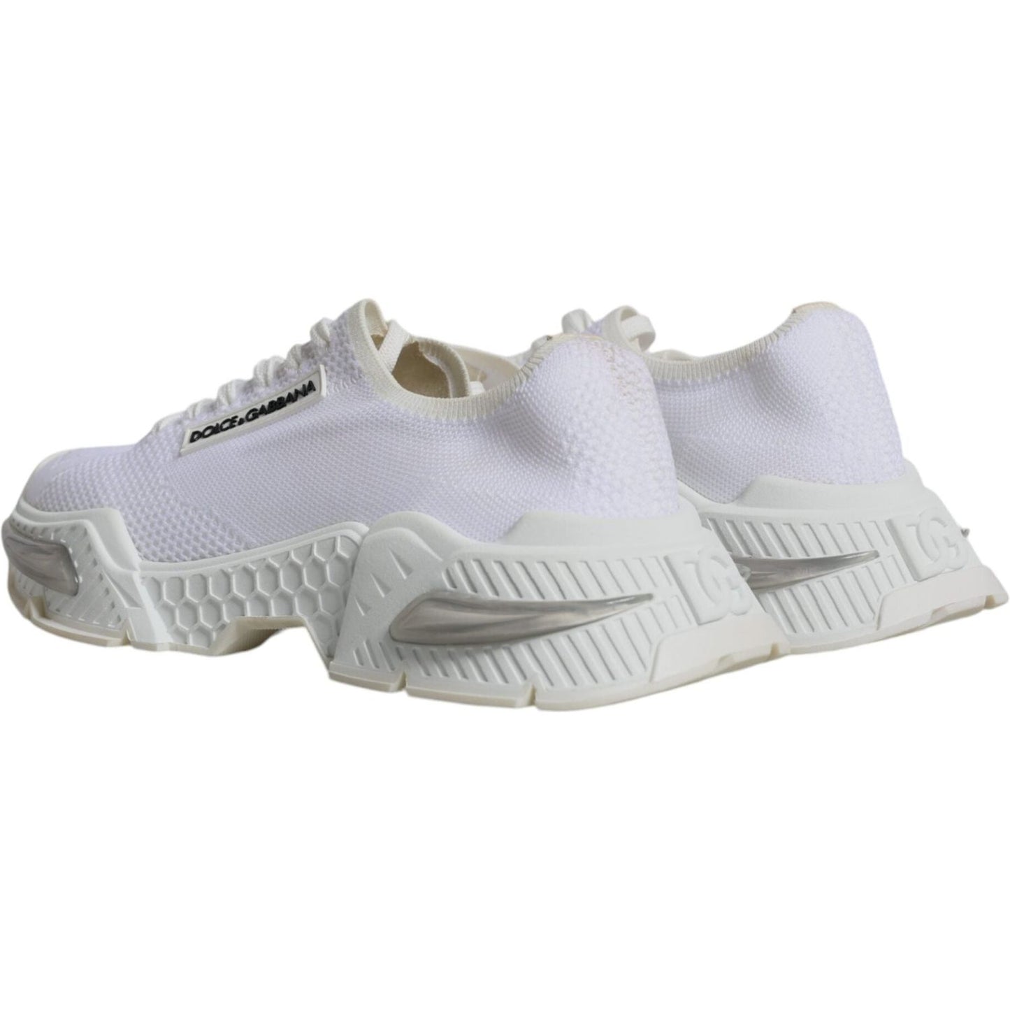 Dolce & Gabbana White Airmaster Low Top Men Sneakers Shoes Dolce & Gabbana Gray