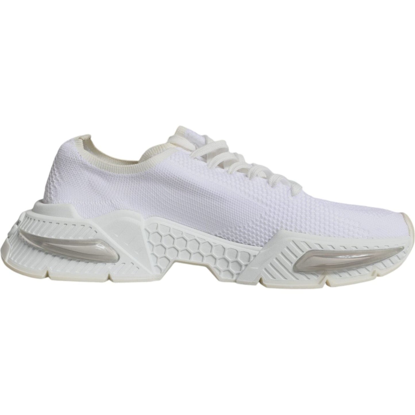 Dolce & Gabbana White Airmaster Low Top Men Sneakers Shoes Dolce & Gabbana Light Gray