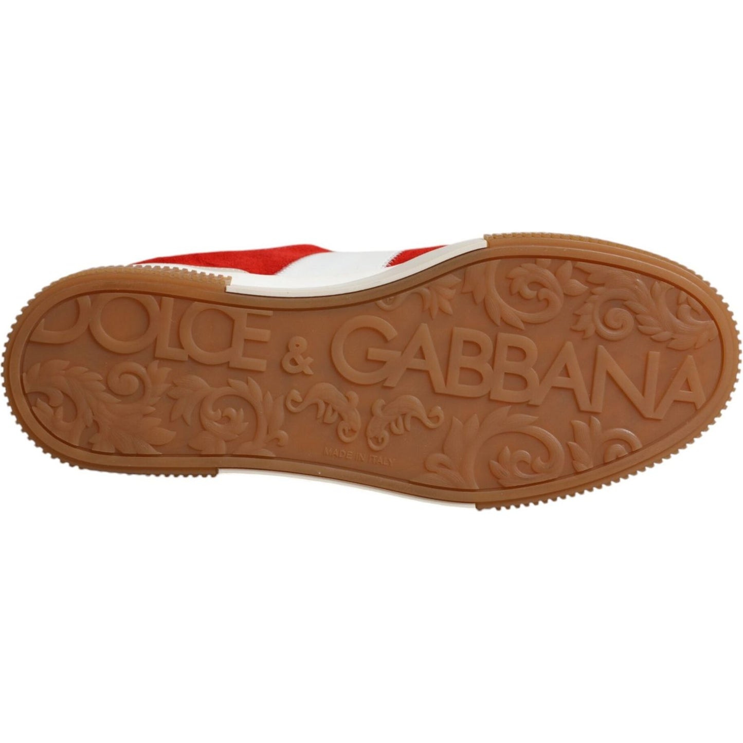 Dolce & Gabbana Multicolor Miami Leather Low Top Sneakers Shoes Dolce & Gabbana Sienna