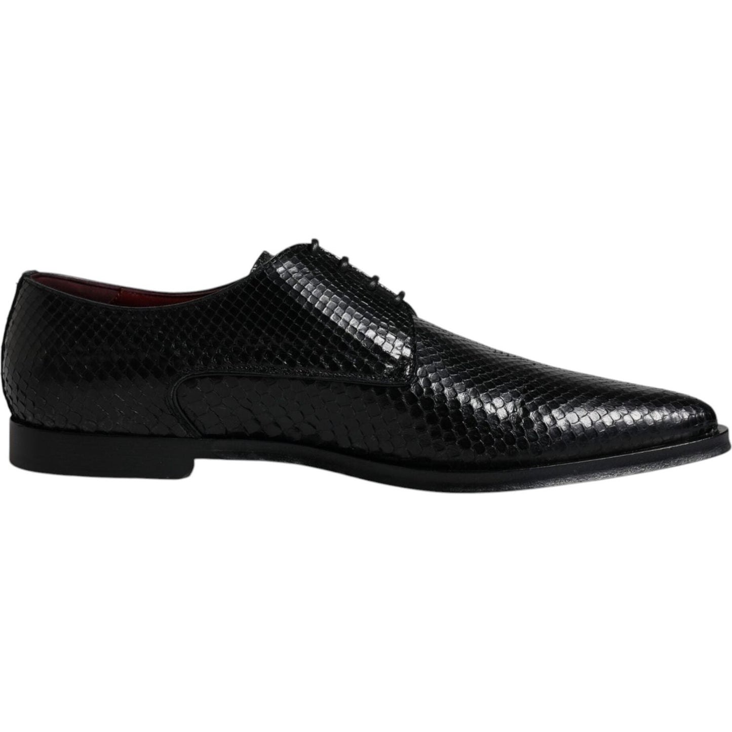Dolce & Gabbana Black Leather Derby Formal Dress Shoes Dolce & Gabbana Black