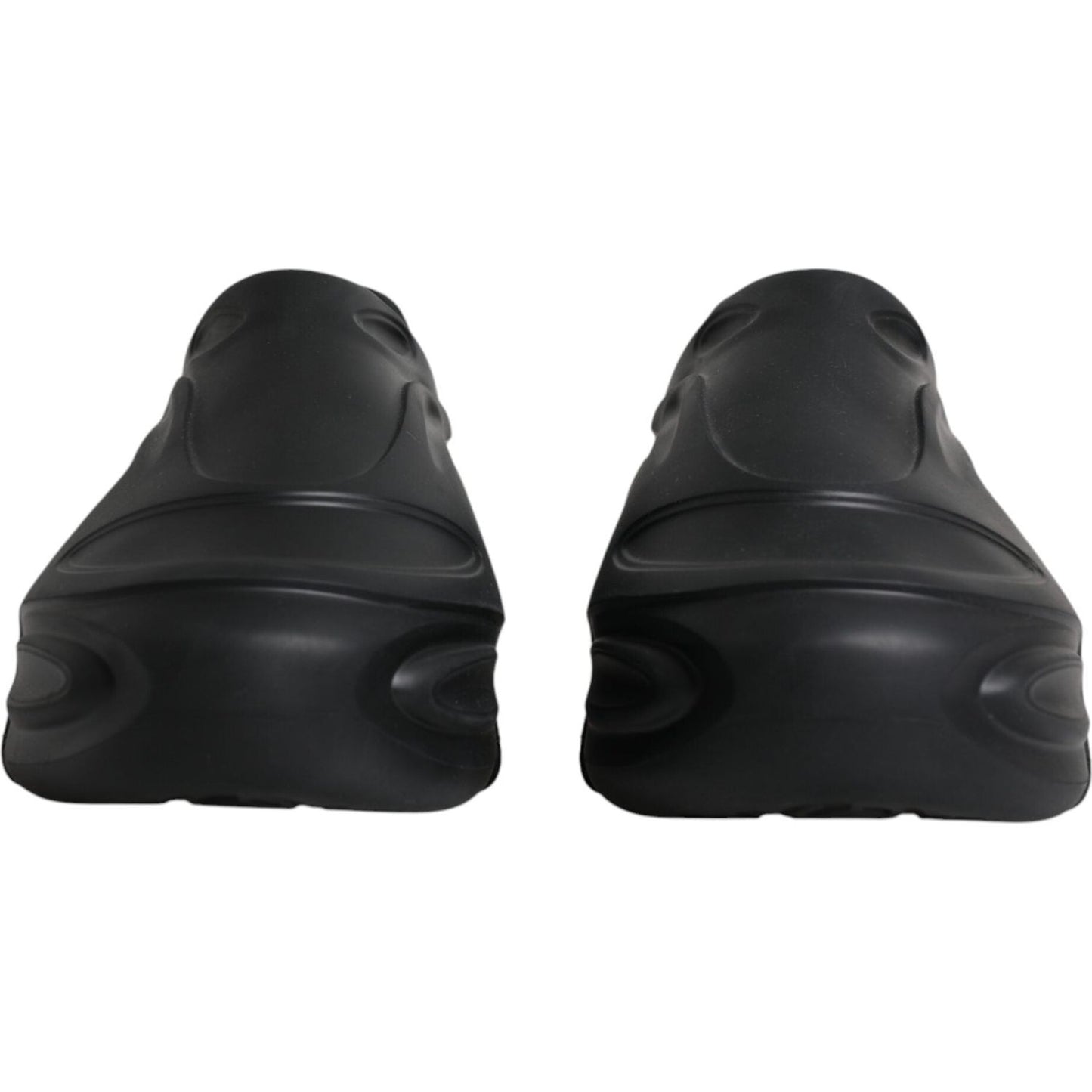 Dolce & Gabbana Black Foiled Rubber Toy Low Top Sneakers Shoes Dolce & Gabbana Dark Slate Gray