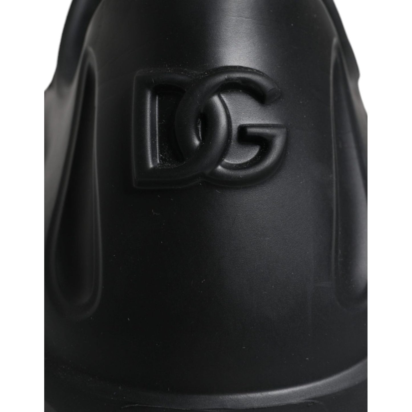 Dolce & Gabbana Black Foiled Rubber Toy Low Top Sneakers Shoes Dolce & Gabbana Black