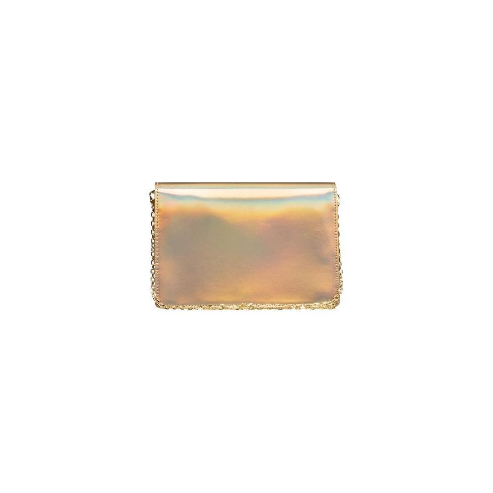 Love Moschino Gold Polyethylene Women Crossbody Bag