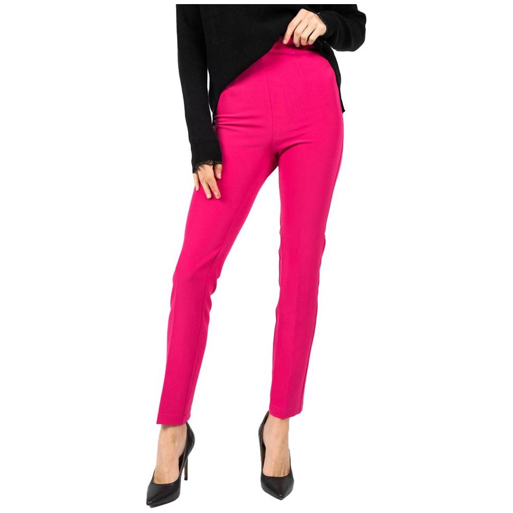 PINKO Fuchsia Polyester Jeans & Pant PINKO Black