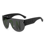 Dsquared² Black Metal Sunglasses DSICON0002S807AC