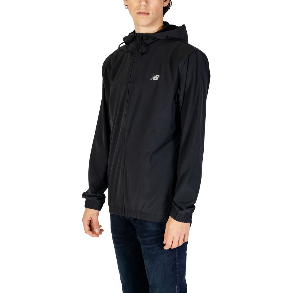 New Balance Black Recycled Polyester Jackets & Coat