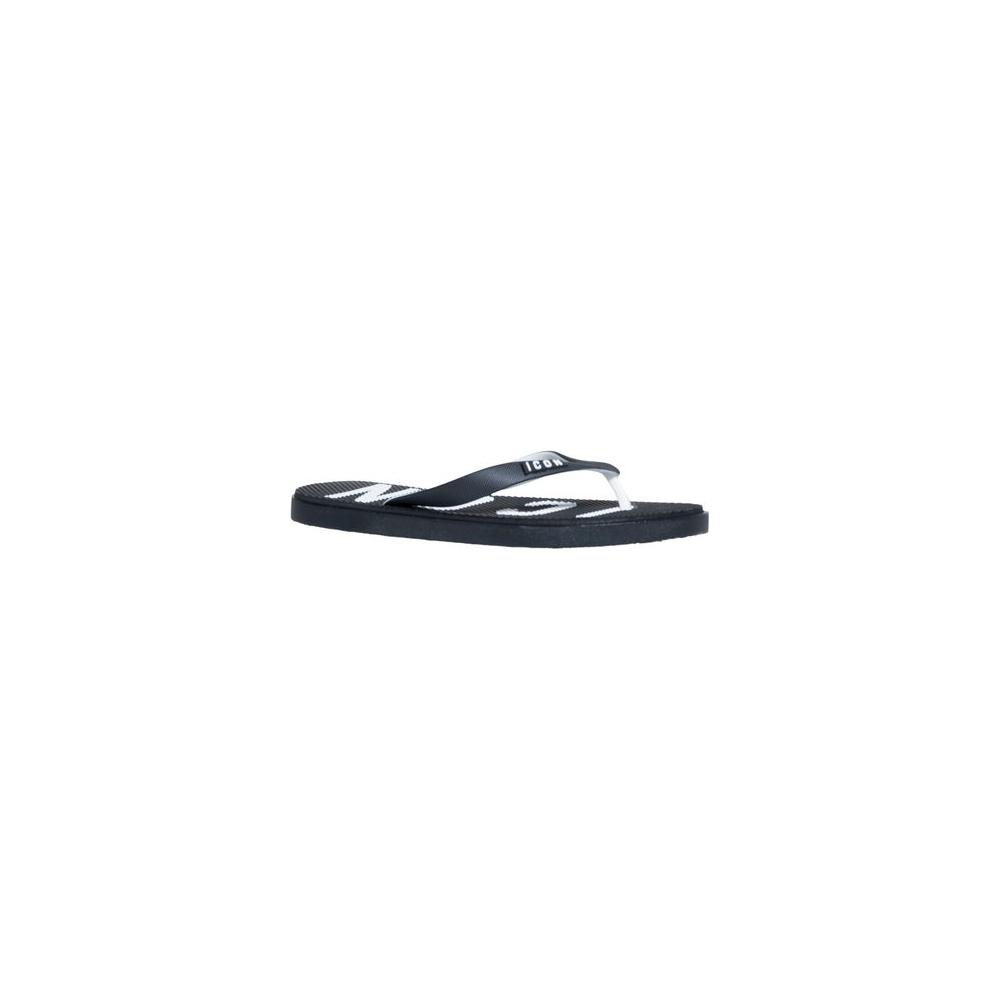 Icon Black Rubber Sandal Icon Dark Slate Gray