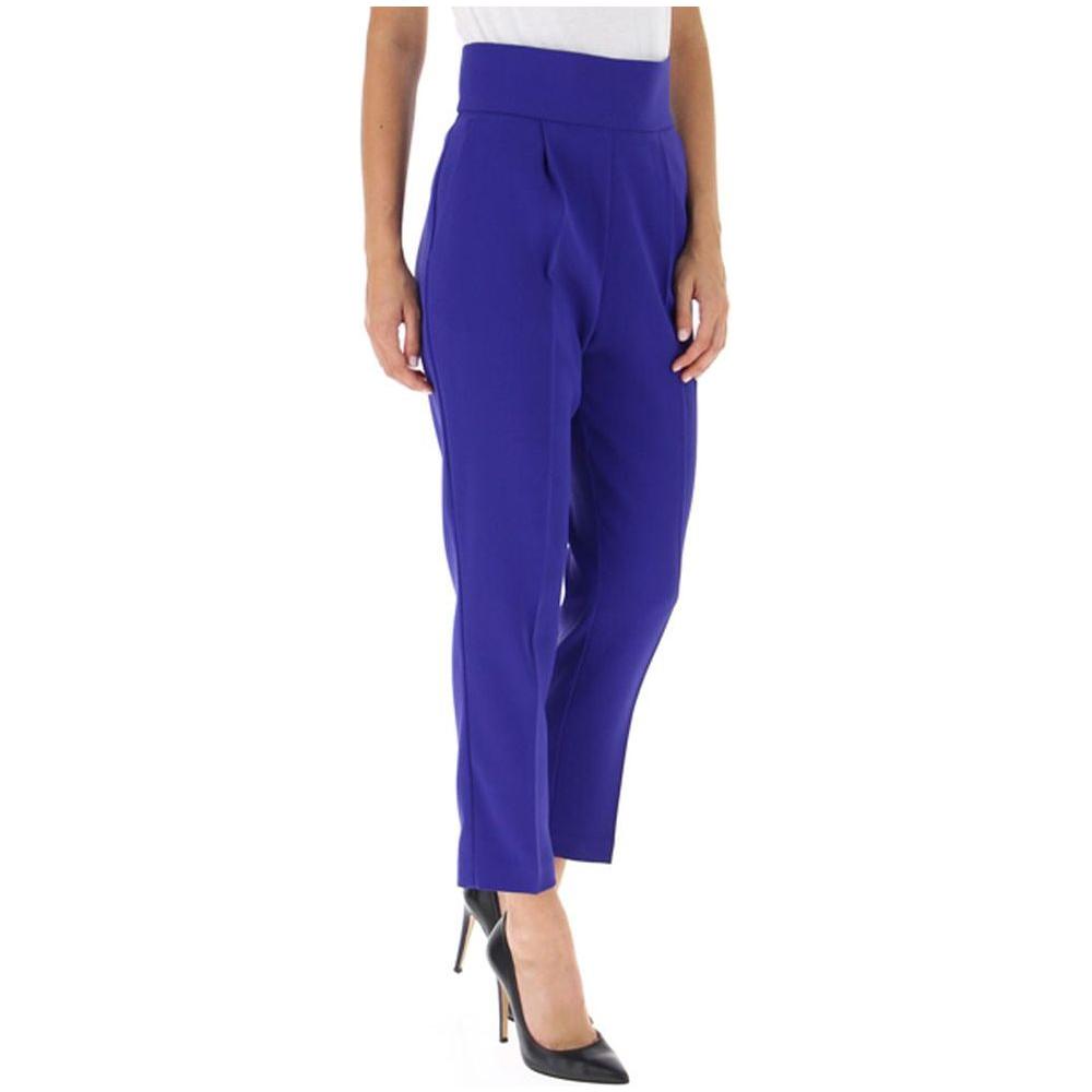 PINKO Purple Polyester Jeans & Pant PINKO Dark Slate Blue