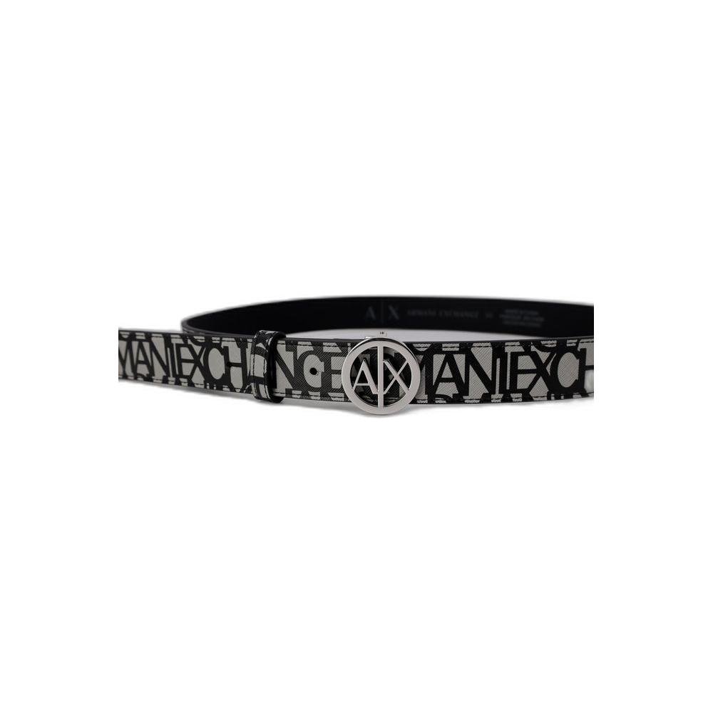 Armani Exchange Gray Polyester Belt Armani Exchange Gray