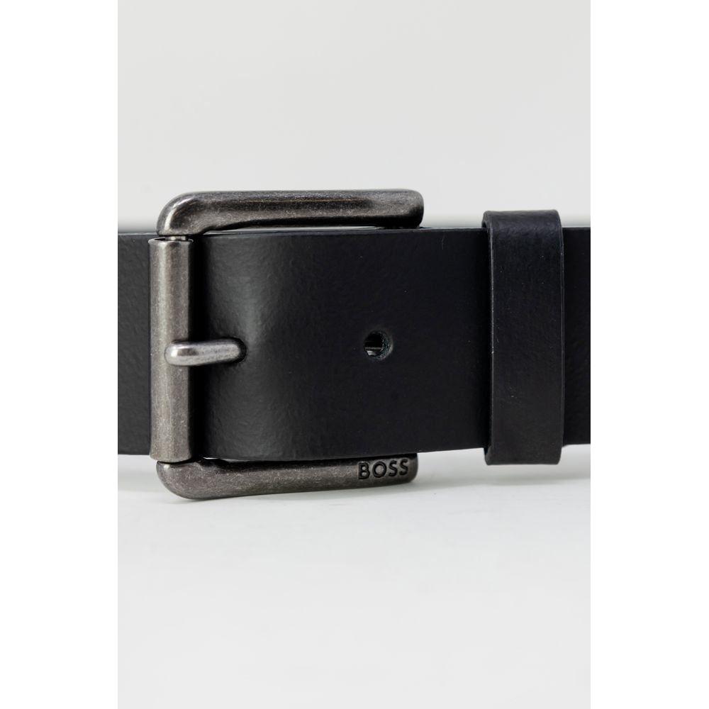 Hugo Boss Black Leather Belt Hugo Boss Light Gray