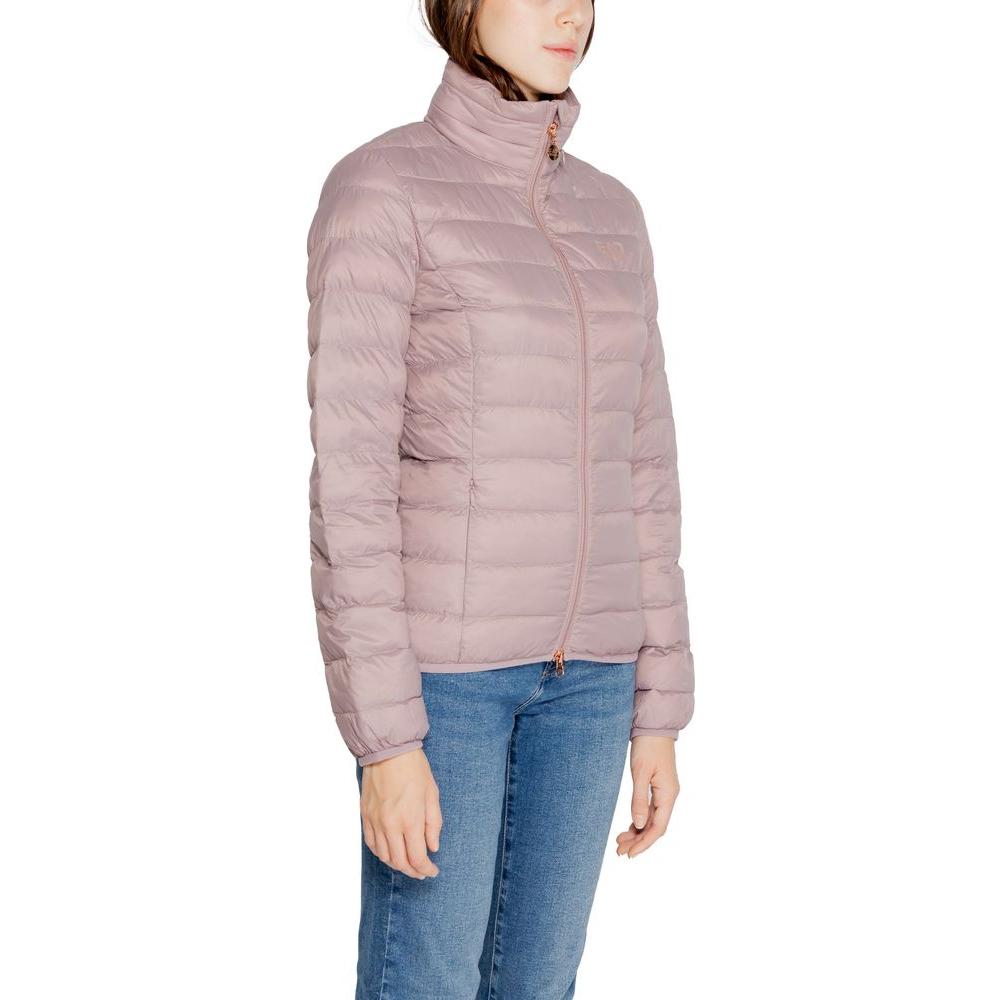 EA7 Emporio Armani Purple Polyamide Jackets & Coat EA7 Emporio Armani Dark Gray