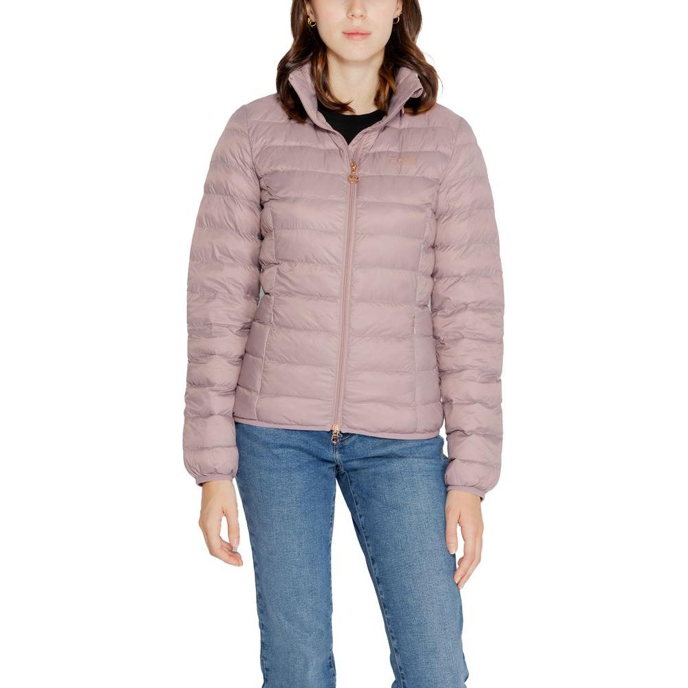 EA7 Emporio Armani Purple Polyamide Jackets & Coat EA7 Emporio Armani Dark Gray