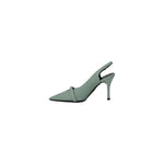 Furla Green Leather Sandal